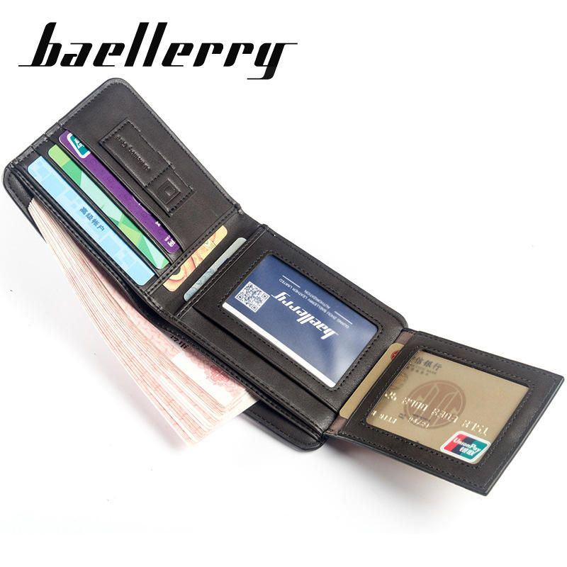 Baellerry Multi Card Short Wallet Herren Geldbörse Aus Mattem Leder