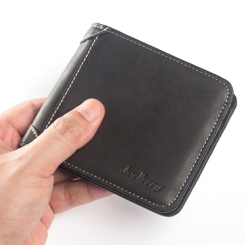 Baellerry Multi Card Short Wallet Herren Geldbörse Aus Mattem Leder