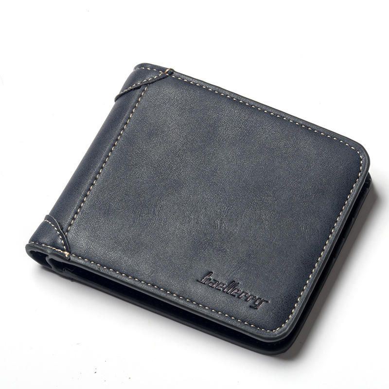 Baellerry Multi Card Short Wallet Herren Geldbörse Aus Mattem Leder