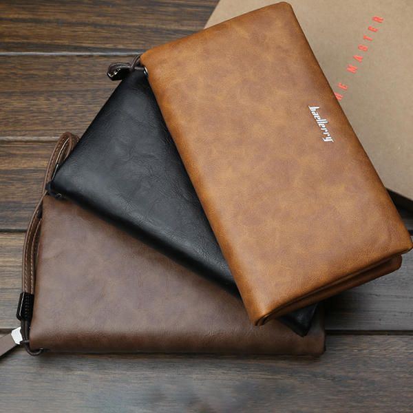 Baellerry Multifunktionale Lange Business Wallet Phone Bag Für Herren