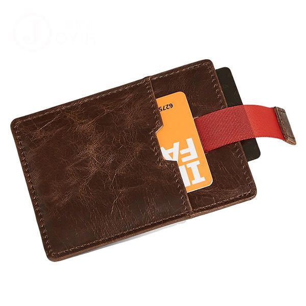 Blocking Anti Theft Herren Kartenhalter Aus Echtem Leder Retro Casual Document Wallet