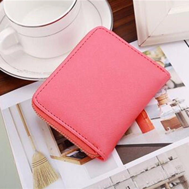 Damen Mini Short Wallet Kartenhalter Leder Münzbeutel Geldbörse Handtasche Clutch