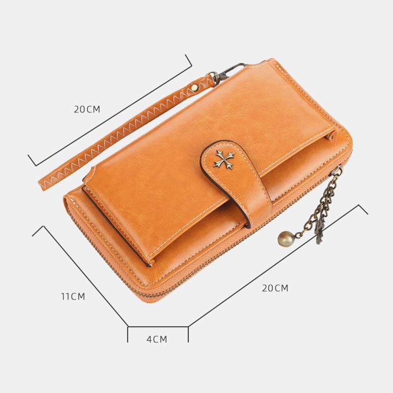 Damenmode Clutches Tasche Handytasche Reißverschluss Geldbörse