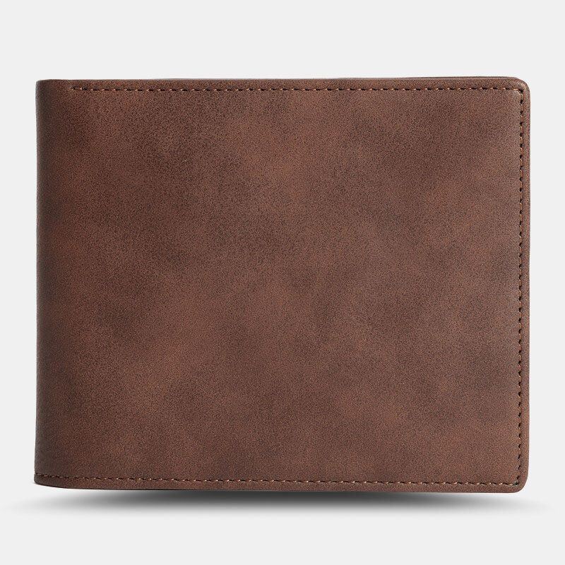 Herren Bifold Leder Geldbörsen Laser Laser Schriftzug Pu Leder Kartenhalter Geldbörse Geldbörsen