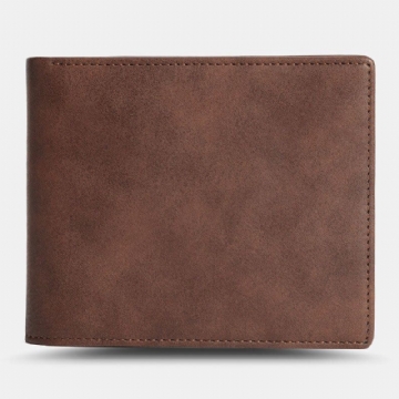 Herren Bifold Leder Geldbörsen Laser Laser Schriftzug Pu Leder Kartenhalter Geldbörse Geldbörsen