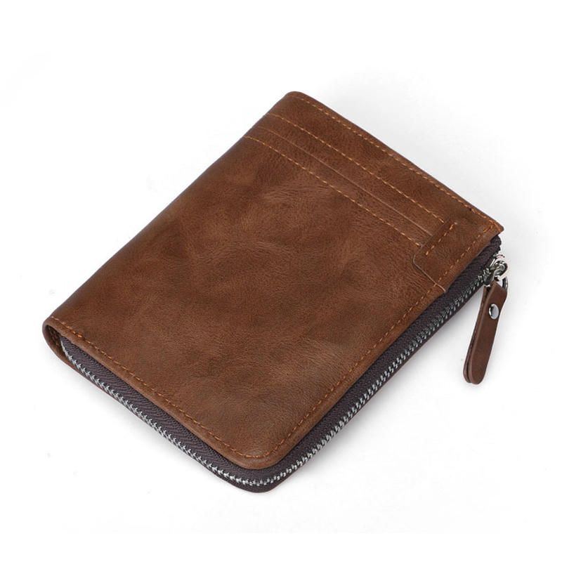 Herren Casual Multifunktionale Bifold Short Wallet Coin Holder