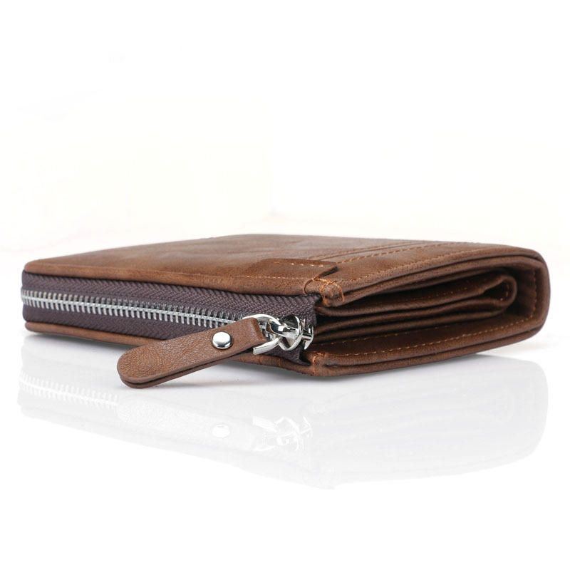 Herren Casual Multifunktionale Bifold Short Wallet Coin Holder