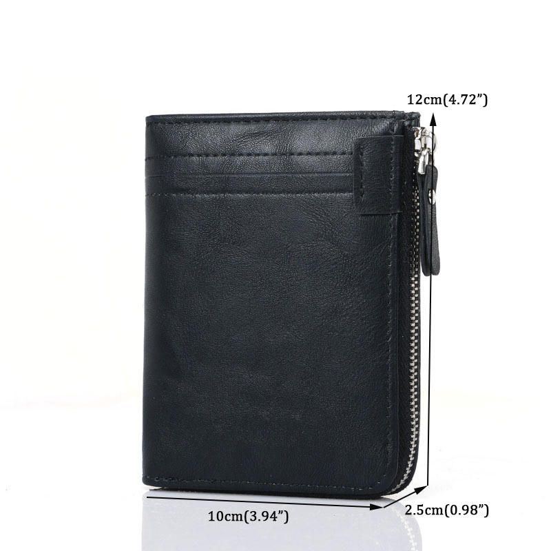 Herren Casual Multifunktionale Bifold Short Wallet Coin Holder