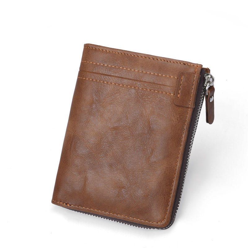 Herren Casual Multifunktionale Bifold Short Wallet Coin Holder