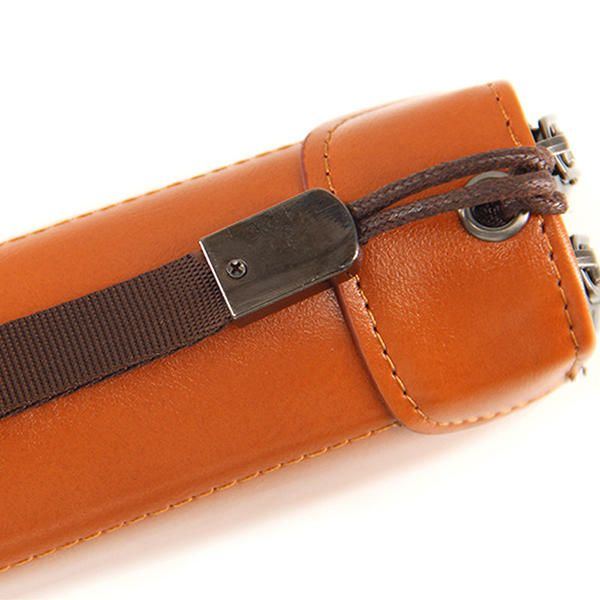 Herren Kunstleder Business Doppelreißverschluss Lange Geldbörse Clutch Bag