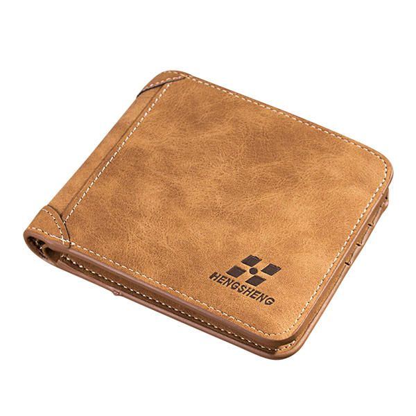 Herren Multi Card Slots Slim Wallet Kartenhalter