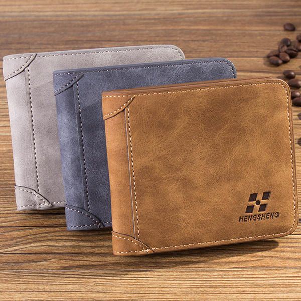 Herren Multi Card Slots Slim Wallet Kartenhalter