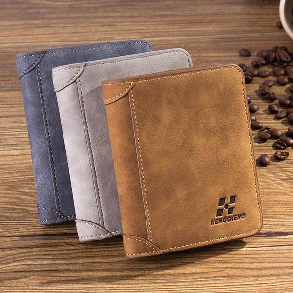 Herren Multi Card Slots Slim Wallet Kartenhalter