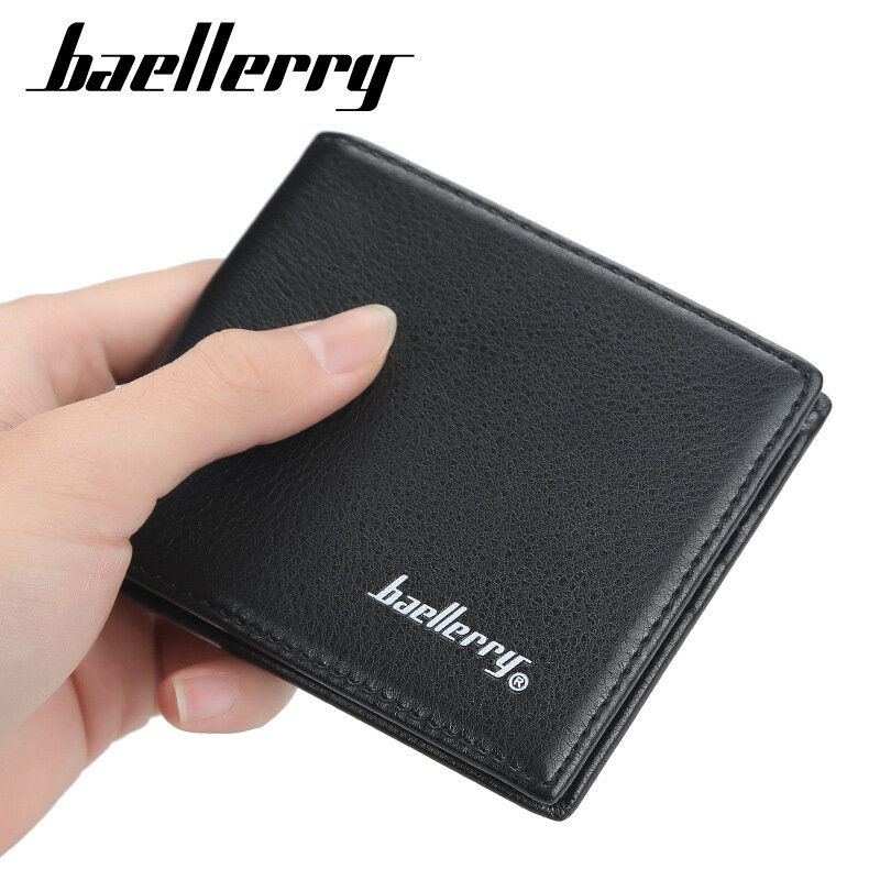 Herren Pu Leder Bifold Multi Card Slot Retro Business Soft Thin Wallet