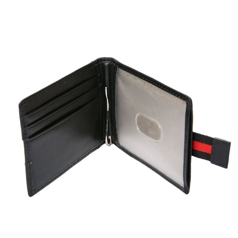 Herren Slim Bifold Blocking Wallets Retro Casual Echtleder Kurz Multi Card Slot Kartenhalter Geldscheinklammer