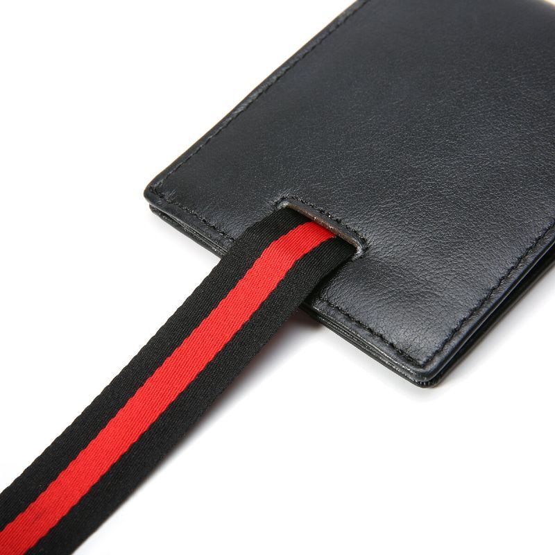 Herren Slim Bifold Blocking Wallets Retro Casual Echtleder Kurz Multi Card Slot Kartenhalter Geldscheinklammer